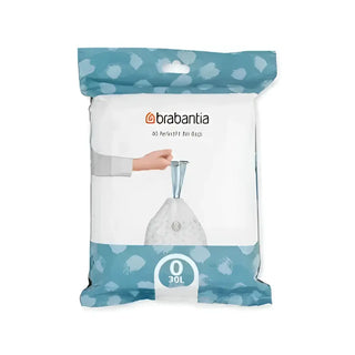 Brabantia Avfallspåse 30L (O) Dispenserpack gyllene i rostfritt-stal