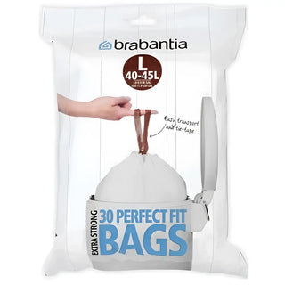 Brabantia Avfallspåse 40-45L (L) gyllene i rostfritt-stal