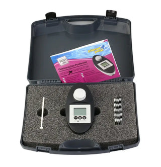 Elektroniskt poolvattenprovningskit PLANET POOL Aqua Inspector för fotometrisk mätning av totalt klor