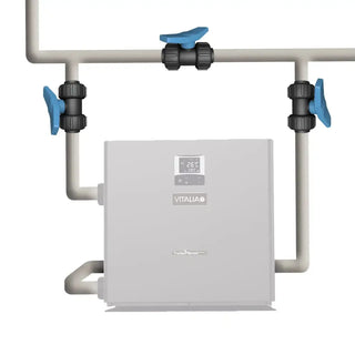 By-pass anslutning till värmepump 50 mm och 38 mm från Aquark