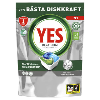 Yes Maskindisk Platinum Original 51-Pack bla
