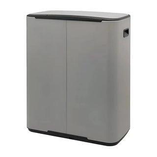 Gray outdoor storage cabinet for Brabantia Bo Pedalhink 60L, hygienisk användning