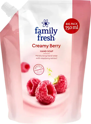Family Fresh Tvål Cream Berry Refill - 750ml
