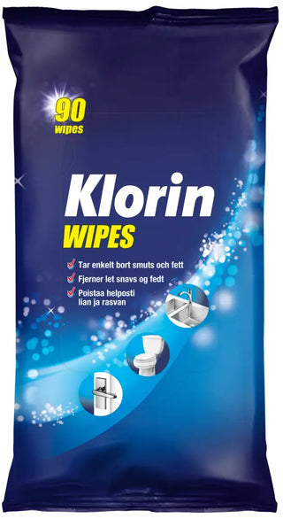 Klorin Wipes - 90st - Produktbild