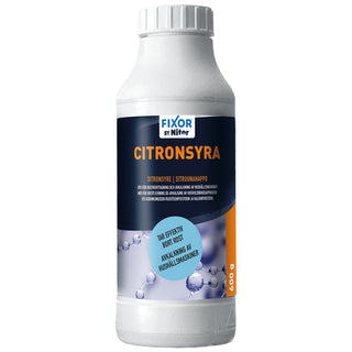 CITRONSYRA FINGRANULERAT 600G - FIXOR