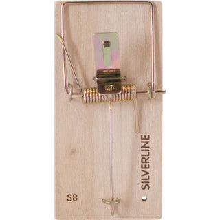 MUSFÄLLA TRÄ 4-PACK - SILVERLINE