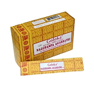 Goloka Rökelse Nag Champa vitt