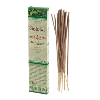 Goloka Rökelse Patchuli vitt