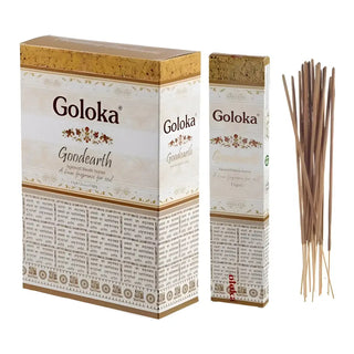 Goloka Rökelse Good Earth vitt