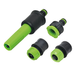 Yardsmith Bevattningsset Med Koppling 4 Delar svart