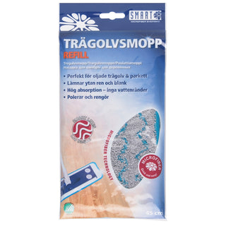 TRÄGOLVSMOPP MICROFIBER REFILL 45CM - SMART