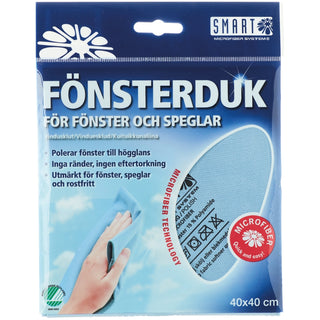 FÖNSTERDUK 40X40CM MICROFIBER - SMART
