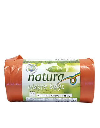 Avfallspåsar Cerise 30L 20-Pack bla från Natura