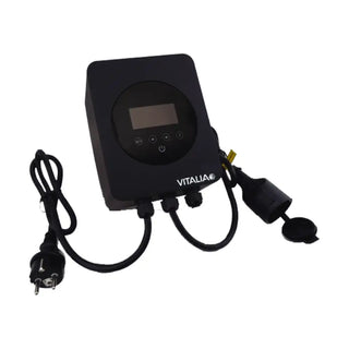 VITALIA COMFORT frekvensstyrning för 1-fas poolpump med digital display och kablar