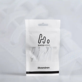 SHOE HERO Skosnören - Vita 120 CM