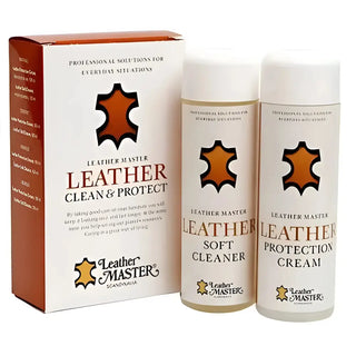 Leathermaster Läder rengöring & skydd mini - 2 x 100 ml vitt
