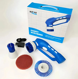 Activa Handy Scrubber lättanvänd skurmaskin med ergonomisk design och utbytbara borstar