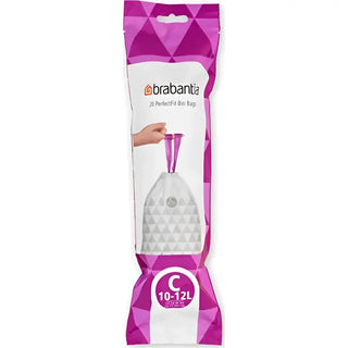 Brabantia Avfallspåse 10-12L (C) gyllene i rostfritt-stal
