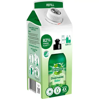 Grumme Diskmedel Natur Refill - 750ml bla