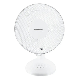 KALLUFTSFLÄKT BORD VIT 23CM 25W - EMERIO