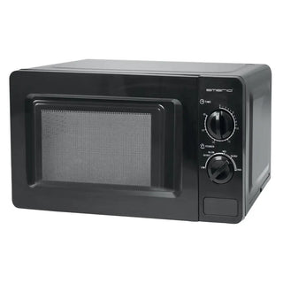 MIKROVÅGSUGN SVART 700W MW-124745 - EMERIO