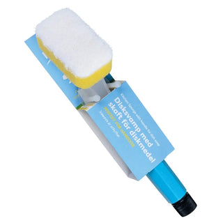 Frida - Disksvamp med Skaft för Diskmedel – Effektiv och Praktisk Diskborste vitt