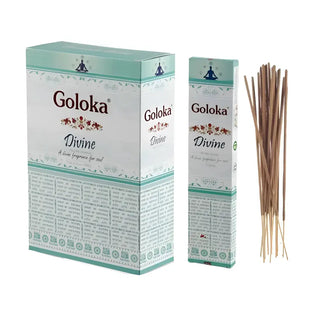 Goloka Rökelse Divine vitt