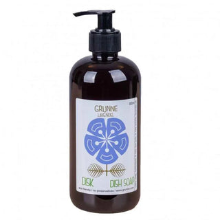 Grunne Diskmedel Lavendel Pet Pump - 500 ml svart