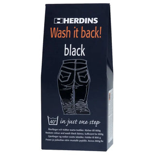 ÅTERFÄRGNING WASH IT BACK SVART - HERDINS