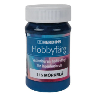 HOBBYFÄRG 115 MÖRKBLÅ 100ML - HERDINS