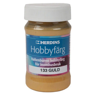 HOBBYFÄRG 133 GULD 100ML - HERDINS