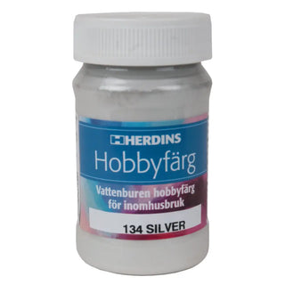 HOBBYFÄRG 134 SILVER 100ML - HERDINS