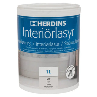 INTERIÖRLASYR AQUA 300 VIT 1L - HERDINS