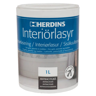 INTERIÖRLASYR AQUA 313 GRÅ 1L - HERDINS