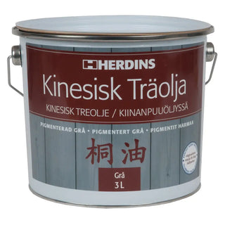 KINESISK TRÄOLJA GRÅ 3L - HERDINS