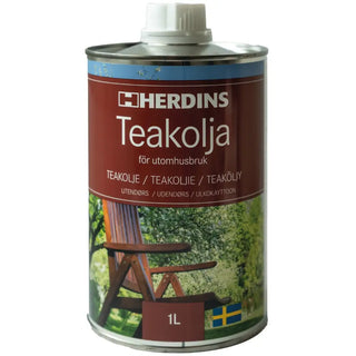 TEAKOLJA UTOMHUS 1L - HERDINS