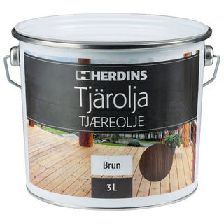 TJÄROLJA BRUN 3L - HERDINS