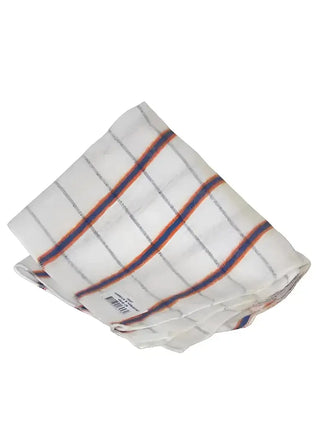 Kron Dammduk med hängband - 45x45cm randig i bomull