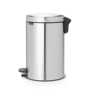 Brabantia Ny Ikon Ocean Ren slitstarkt material rostfritt stål pedalhink med grå lockhandtag