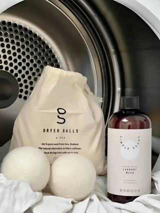 SIMPLE GOODS Dryer Balls 4 pcs. Nature 100% Wool