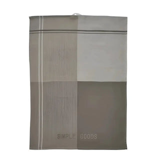 SIMPLE GOODS Blocked kitchen towel - 70x50 cm