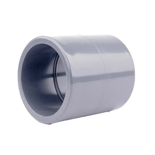 Gray PVC muff för tät anslutning i Planet Pool PVC Muff Ø 50 mm