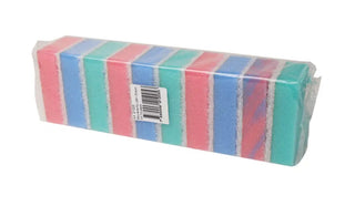 Skursvamp utan grepp Vit 10-pack randig från MAX