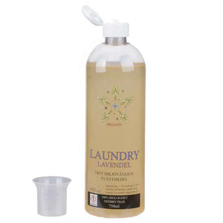 Grunne Laundry Ekologiskt Tvättmedel Lavendel - 750 ml genomskinlig