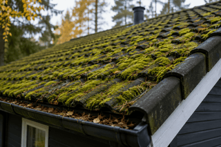 Ta bort mossa från taket — utan att klättra upp - CleanNest