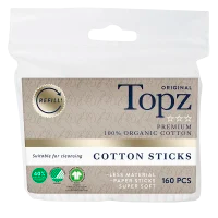 Topz Bomullspinnar Premium Refill - 160st