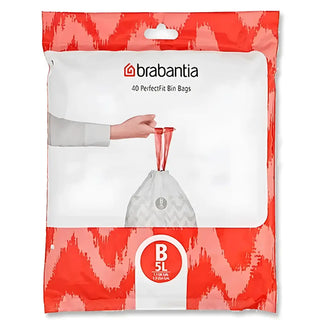 Brabantia Avfallspåse 5L (B) Dispenserpack gyllene i rostfritt-stal