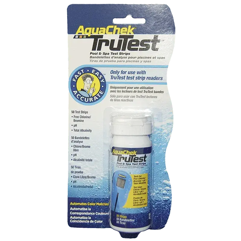 AquaChek TruTester teststickor pool pH klor alkalinitet