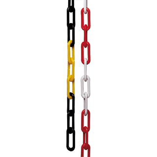 Plastkätting Gul/Svt Spl=20M - GUNNEBOLI