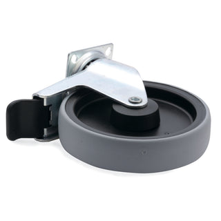 Länkhjul 125Mm M Platta 60X60 Broms - BAREBO